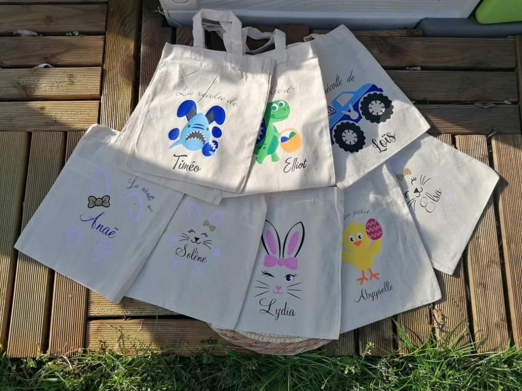 Tote bags pâque (petit format)