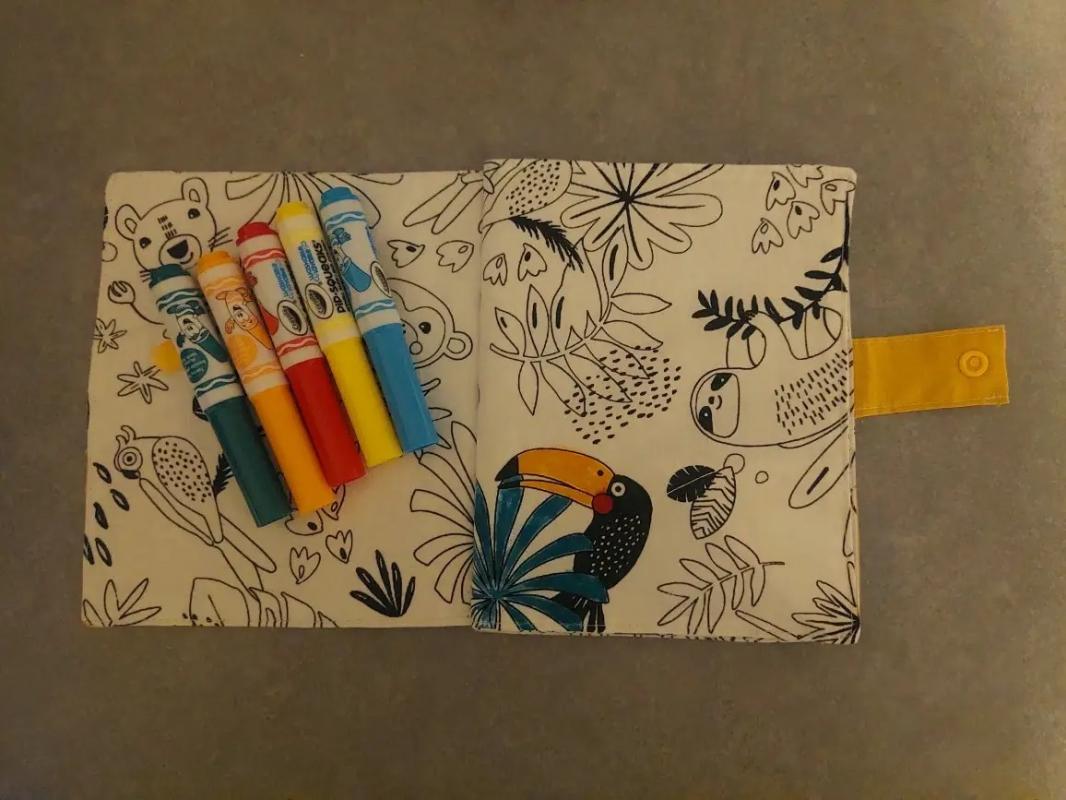 Livre de coloriage lavable