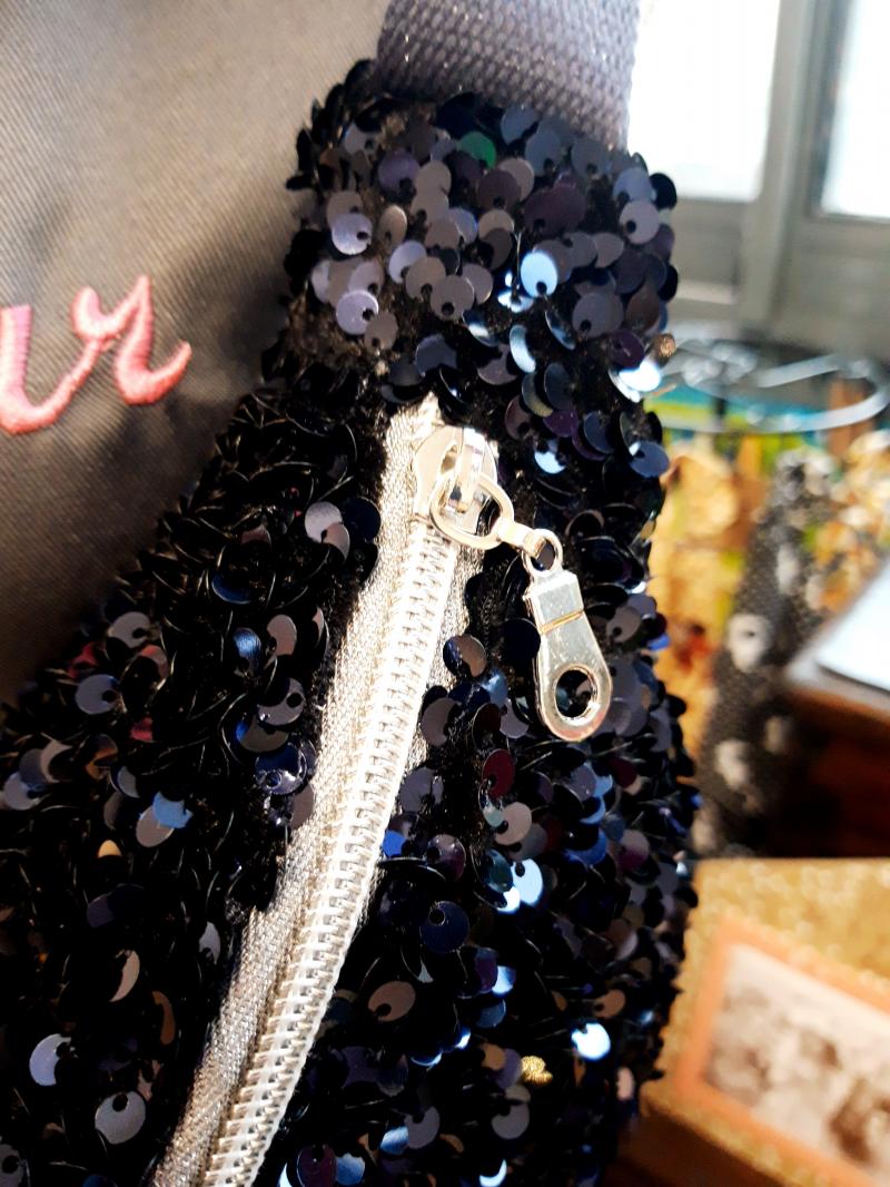 Sac banane sequins