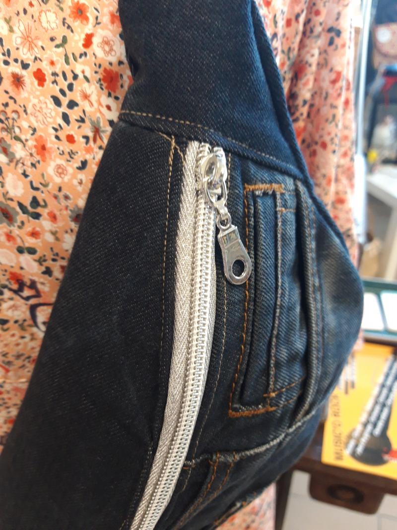 Sac banane jean