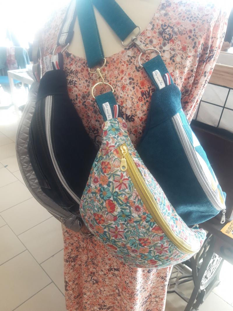 Sac banane matelassé 