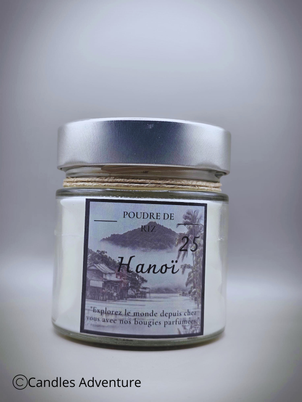Bougie parfumée Poudre de Riz – Hanoï