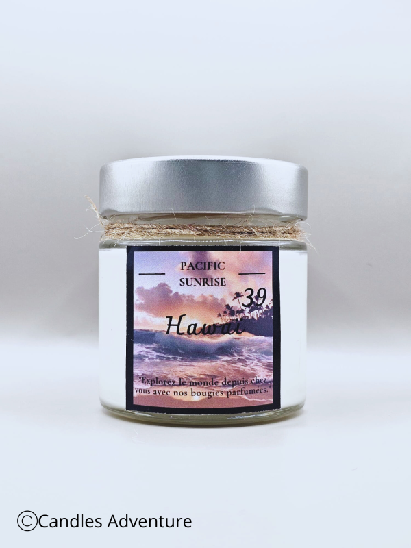 Bougie parfumée Pacific Sunrise – Hawaï