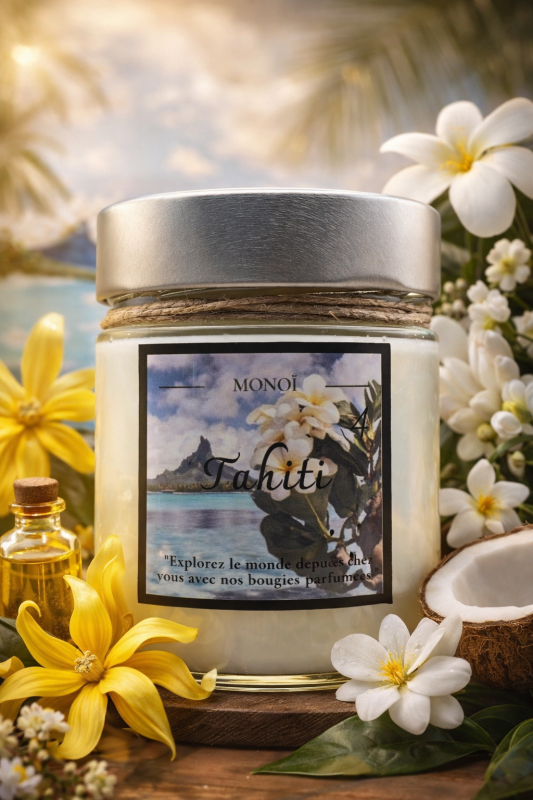 Bougie parfumée Monoï – Tahiti