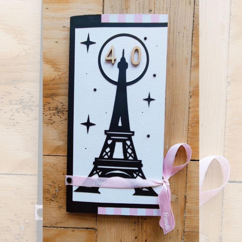 carte personnalisée thème Paris et monuments de Paris