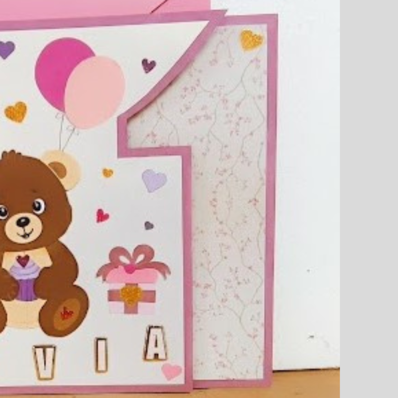 Carte anniversaire enfant thème ourson