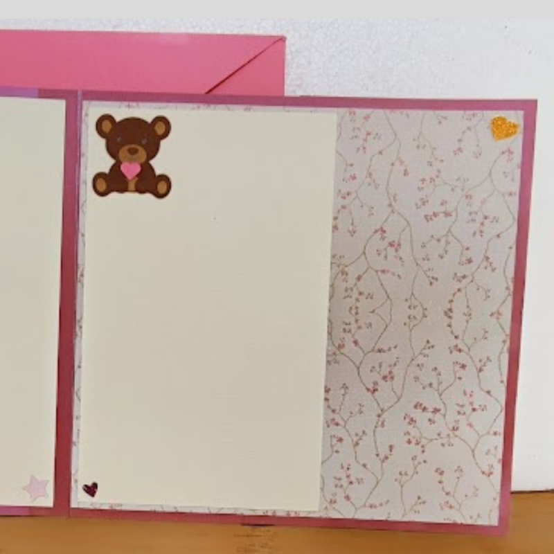 Carte anniversaire enfant thème ourson