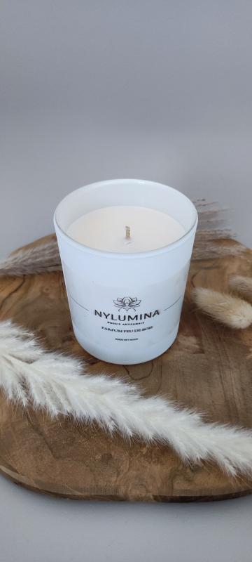 Bougie parfum feu de bois 