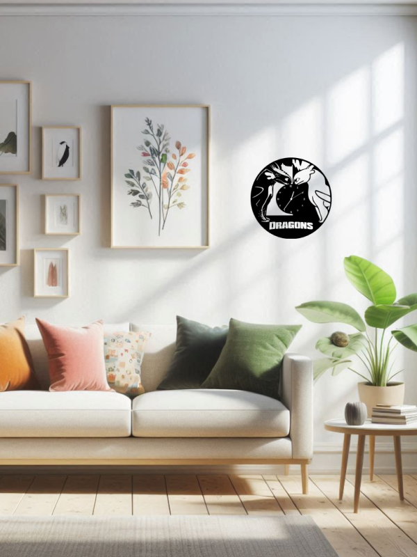 Horloge Murale en Vinyle – Thème 